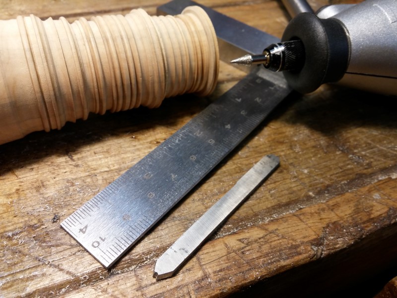 [Woodturning] small beads turning tool