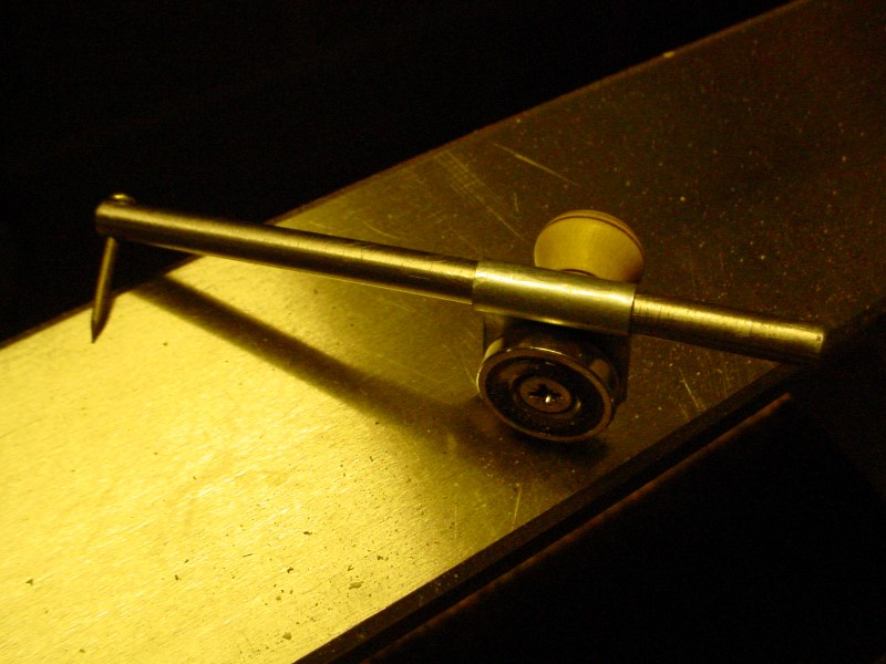 Lathe tailstock quill extension index