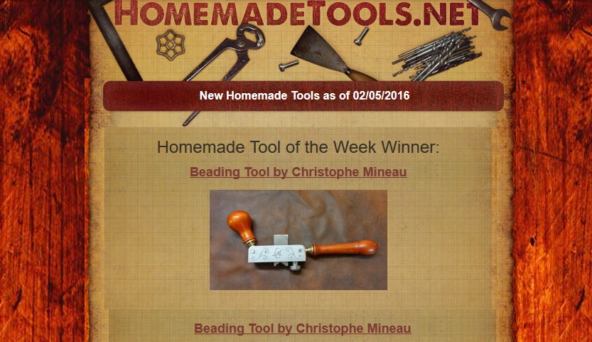 Mon Tarabiscot  Tool of the Week sur homemadetools.net