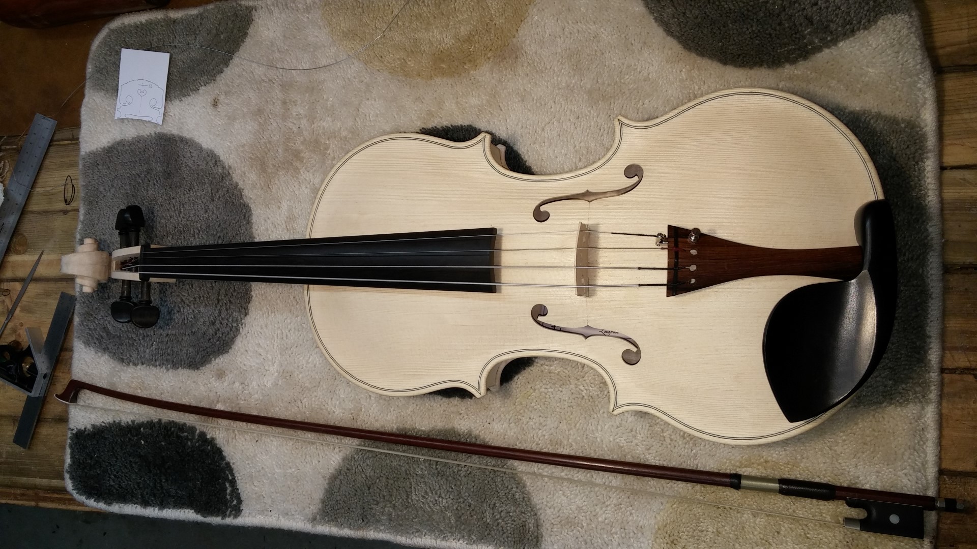 My Viola finished in the white
