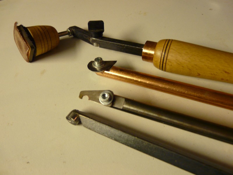 Set of tools. Second for making rings