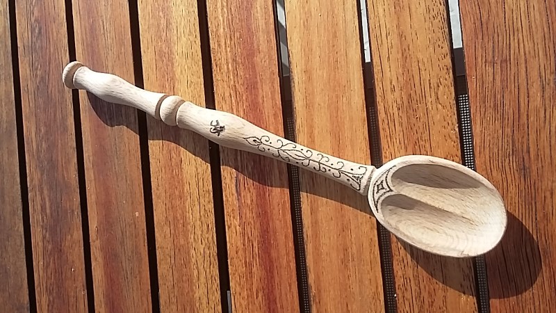 Secorated Spoon
